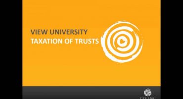 Welcome - taxation of trusts